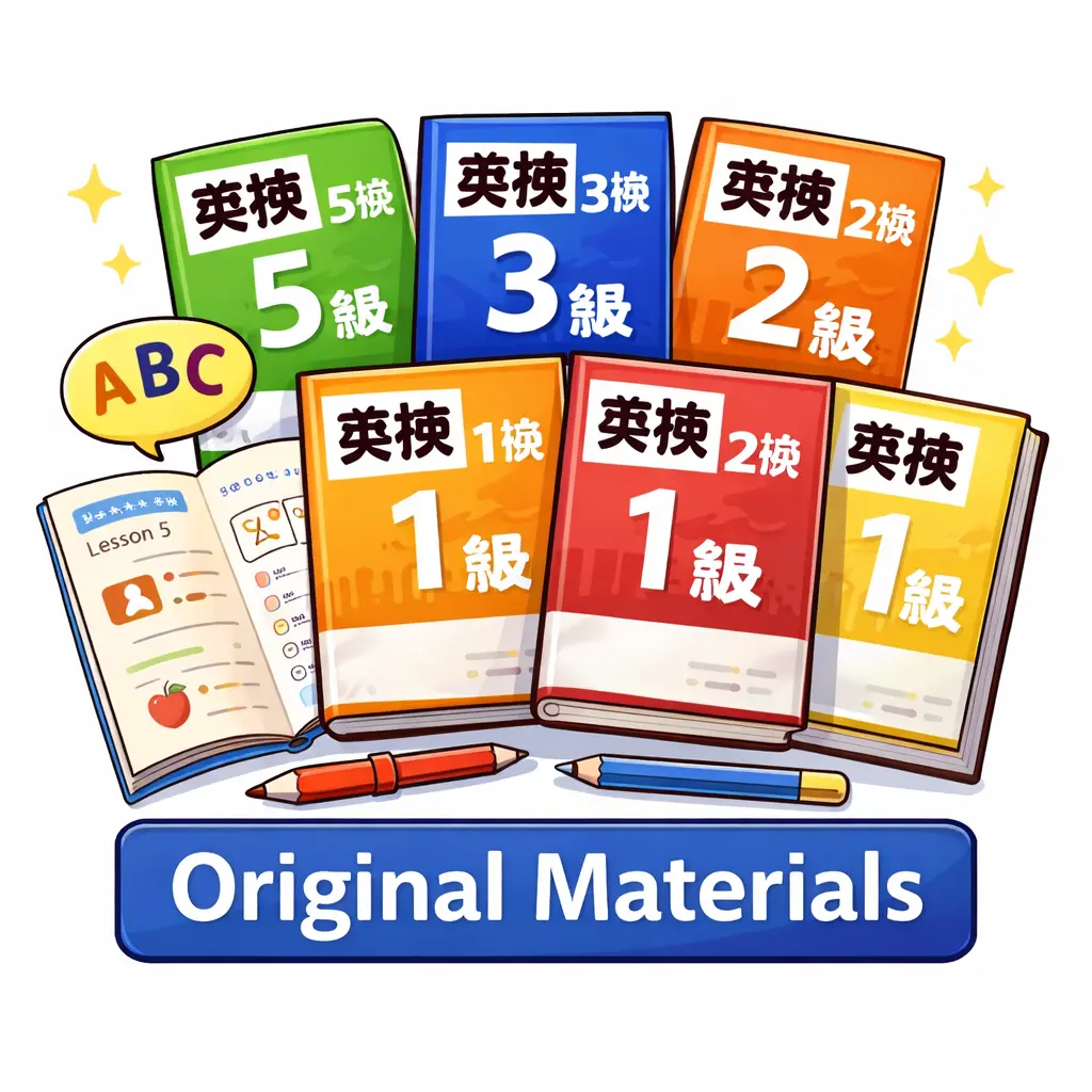 豊富なオリジナル教材でフレックス英会話にしかないレッスンを提供